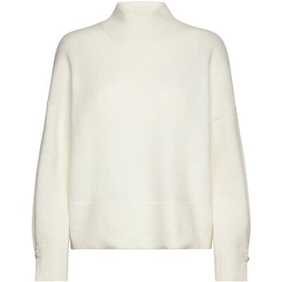 French Connection Kezia Pearl Cuff Detail Jumper XS CLASSIC CREAM XS French Connection Kezia Pearl Cuff Detail Jumper XS CLASSIC CREAM XS