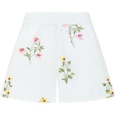 French Connection Alissa Cotton Shorts M LINEN WHITE M French Connection Alissa Cotton Shorts M LINEN WHITE M