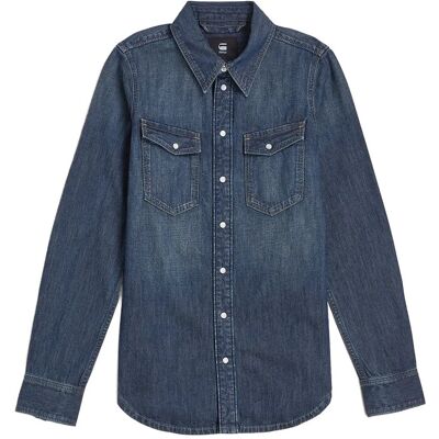 G-Star Slim Western Shirt L\S Wmn XXS ANTIQUE FADED HURRICANE XXS G-Star Slim Western Shirt L\S Wmn XXS ANTIQUE FADED HURRICANE XXS