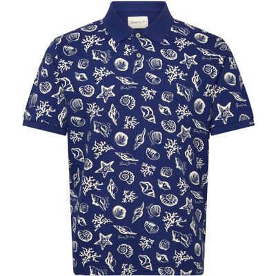 Gant Aop Ss Polo M RICH NAVY M Gant Aop Ss Polo M RICH NAVY M