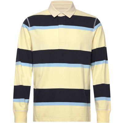 Gant Blocked Stripe Rugger XXL VANILLA YELLOW XXL Gant Blocked Stripe Rugger XXL VANILLA YELLOW XXL