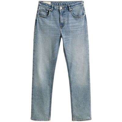 Gant Straight Stretch Jeans 28 x 32 LIGHT BLUE WORN IN 28 x 32 Gant Straight Stretch Jeans 28 x 32 LIGHT BLUE WORN IN 28 x 32