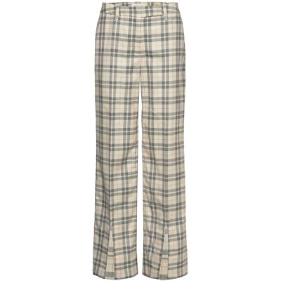 Gant Low Rise Straight Checked Pants 38 LINEN 38 Gant Low Rise Straight Checked Pants 38 LINEN 38