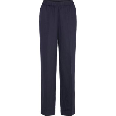Gant Linen Blend Pull On Pants 36 EVENING BLUE 36 Gant Linen Blend Pull On Pants 36 EVENING BLUE 36