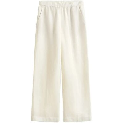 Gant Linen Blend Pull On Pants 40 EGGSHELL 40 Gant Linen Blend Pull On Pants 40 EGGSHELL 40