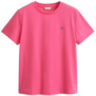 Gant Reg Shield Ss T-Shirt XL BRIGHT FUSCHIA XL Gant Reg Shield Ss T-Shirt XL BRIGHT FUSCHIA XL