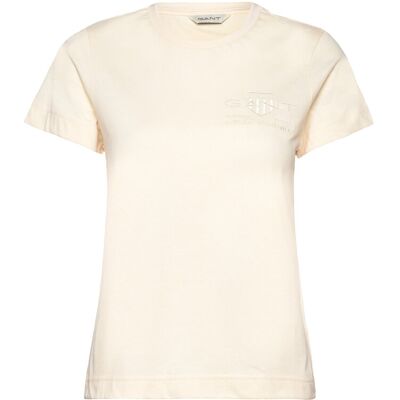 Gant Reg Tonal Shield Ss T-Shirt XXXL LINEN XXXL Gant Reg Tonal Shield Ss T-Shirt XXXL LINEN XXXL