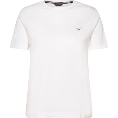 Gant Original Shield T-Shirt M WHITE M Gant Original Shield T-Shirt M WHITE M