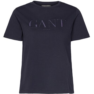 Gant Reg Tonal Graphic Ss T-Shirt M EVENING BLUE M Gant Reg Tonal Graphic Ss T-Shirt M EVENING BLUE M
