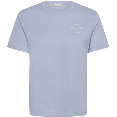 Gant Reg Graphic Ss T-Shirt S FRESH BLUE S Gant Reg Graphic Ss T-Shirt S FRESH BLUE S