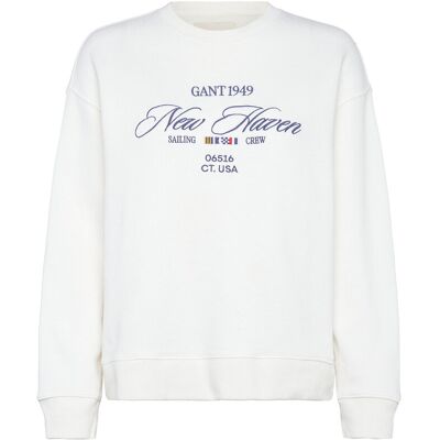 Gant Graphic C-Neck Sweat XL/XXL EGGSHELL XL/XXL Gant Graphic C-Neck Sweat XL/XXL EGGSHELL XL/XXL
