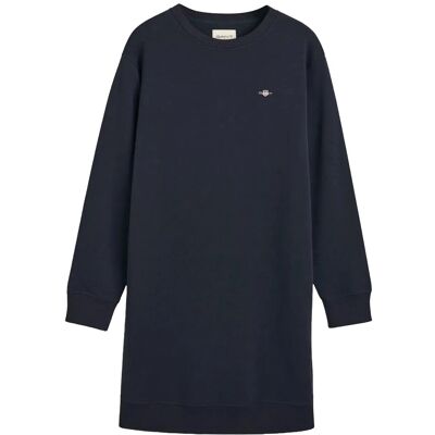 Gant Shield C-Neck Sweat Dress M EVENING BLUE M Gant Shield C-Neck Sweat Dress M EVENING BLUE M