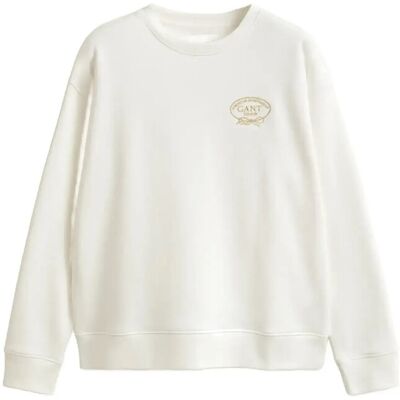 Gant Rope Graphic C-Neck Sweat M EGGSHELL M Gant Rope Graphic C-Neck Sweat M EGGSHELL M