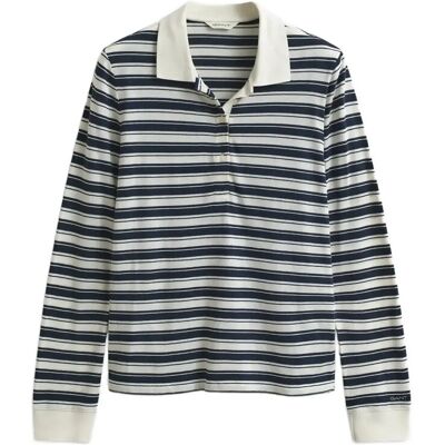 Gant Striped Ls Polo XXL CREAM XXL Gant Striped Ls Polo XXL CREAM XXL