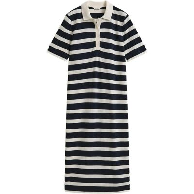 Gant Reg Striped Ss Polo Dress S EVENING BLUE S Gant Reg Striped Ss Polo Dress S EVENING BLUE S