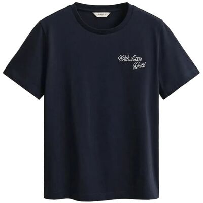 Gant Graphic Print Ss T-Shirt M EVENING BLUE M Gant Graphic Print Ss T-Shirt M EVENING BLUE M