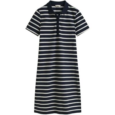 Gant Slim Striped Ss Pique Polo Dress M EVENING BLUE M Gant Slim Striped Ss Pique Polo Dress M EVENING BLUE M