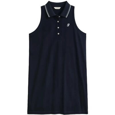 Gant Reg Sleeveless Pique Polo Dress M EVENING BLUE M Gant Reg Sleeveless Pique Polo Dress M EVENING BLUE M