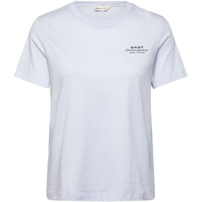 Gant Reg Graphic Print Ss T-Shirt XS LIGHT BLUE XS Gant Reg Graphic Print Ss T-Shirt XS LIGHT BLUE XS