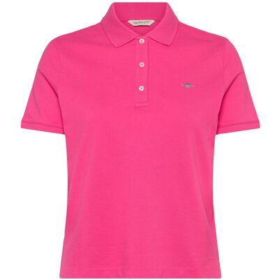 Gant Reg Shield Ss Pique Polo S BRIGHT FUSCHIA S Gant Reg Shield Ss Pique Polo S BRIGHT FUSCHIA S