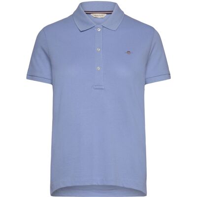 Gant Reg Shield Logo Ss Pique M CLEAR SKY M Gant Reg Shield Logo Ss Pique M CLEAR SKY M
