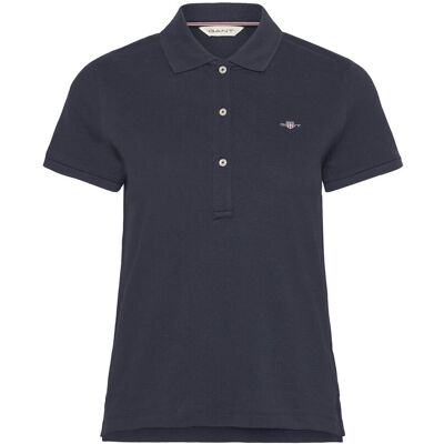 Gant Reg Shield Logo Ss Pique M MARINE M Gant Reg Shield Logo Ss Pique M MARINE M