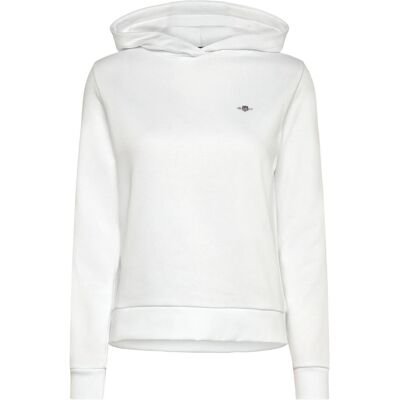Gant Reg Shield Logo Hoodie M WHITE M Gant Reg Shield Logo Hoodie M WHITE M