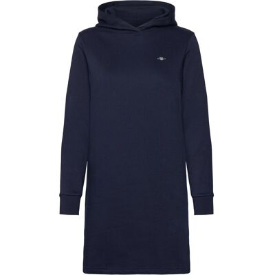 Gant Reg Shield Logo Hoodie Dress M MARINE M Gant Reg Shield Logo Hoodie Dress M MARINE M