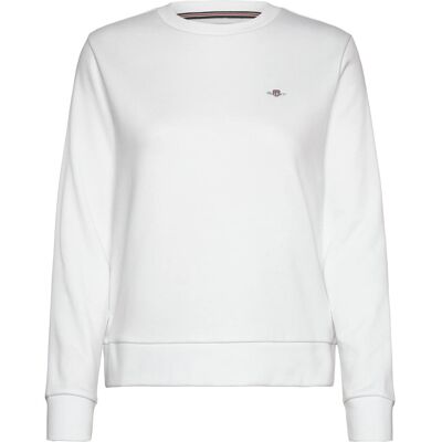 Gant Reg Shield Logo C-Neck M WHITE M Gant Reg Shield Logo C-Neck M WHITE M