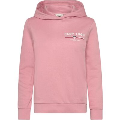 Gant Reg Graphic Hoodie M SUMMER ROSE M Gant Reg Graphic Hoodie M SUMMER ROSE M