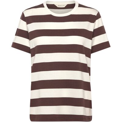 Gant Breton Striped Ss T-Shirt M FRESH SOIL M Gant Breton Striped Ss T-Shirt M FRESH SOIL M