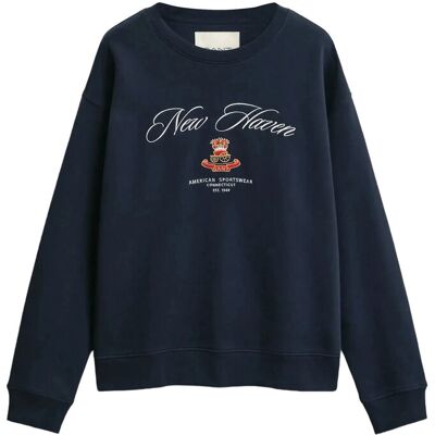 Gant Crest C-Neck Sweat S EVENING BLUE S Gant Crest C-Neck Sweat S EVENING BLUE S