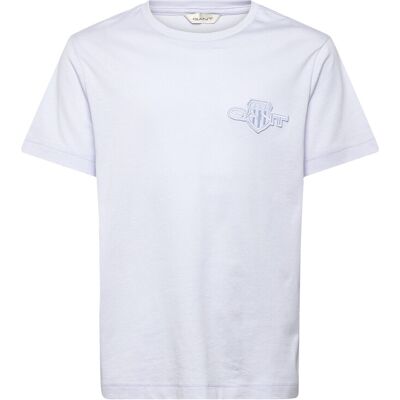 Gant Reg Tonal Shield Ss T-Shirt S LIGHT BLUE S Gant Reg Tonal Shield Ss T-Shirt S LIGHT BLUE S