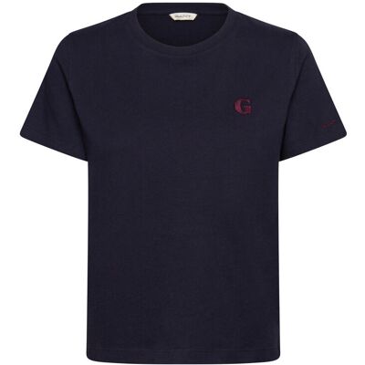 Gant Reg G Badge Ss T-Shirt XL EVENING BLUE XL Gant Reg G Badge Ss T-Shirt XL EVENING BLUE XL