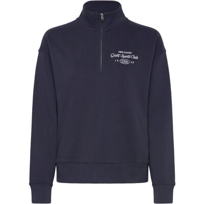 Gant Graphic Half Zip Sweat XS EVENING BLUE XS Gant Graphic Half Zip Sweat XS EVENING BLUE XS