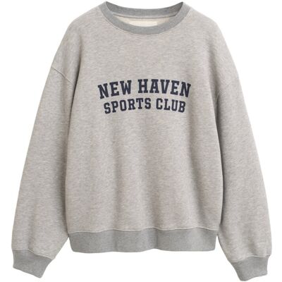 Gant Graphic C-Neck Sweat S LIGHT GREY MELANGE S Gant Graphic C-Neck Sweat S LIGHT GREY MELANGE S