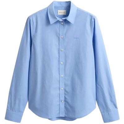 Gant Reg Classic Poplin Shirt 34 HYDRANGEA BLUE 34 Gant Reg Classic Poplin Shirt 34 HYDRANGEA BLUE 34