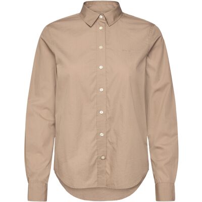 Gant Reg Classic Poplin Shirt 40 TAUPE BEIGE 40 Gant Reg Classic Poplin Shirt 40 TAUPE BEIGE 40