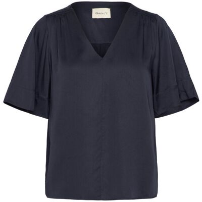 Gant Ss Blouse 34 EVENING BLUE 34 Gant Ss Blouse 34 EVENING BLUE 34