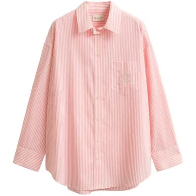 Gant Os Classic Poplin Stripe Shirt 42 LILLY PINK 42 Gant Os Classic Poplin Stripe Shirt 42 LILLY PINK 42