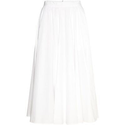 Gant Midi Cotton Skirt 44 EGGSHELL 44 Gant Midi Cotton Skirt 44 EGGSHELL 44