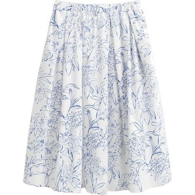 Gant Floral Print Pull On Skirt 42 WHITE 42 Gant Floral Print Pull On Skirt 42 WHITE 42