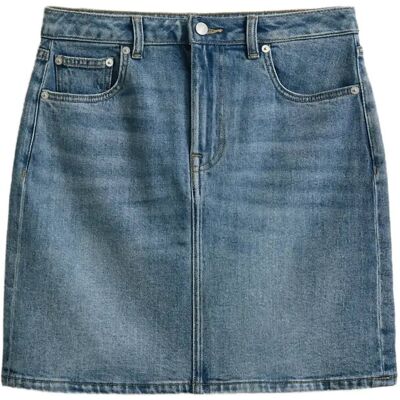 Gant Denim Short Skirt 42 SEMI LIGHT BLUE BROKEN IN 42 Gant Denim Short Skirt 42 SEMI LIGHT BLUE BROKEN IN 42