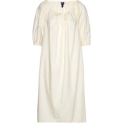 Gant Relaxed Gathered Dress 36 CREAM 36 Gant Relaxed Gathered Dress 36 CREAM 36