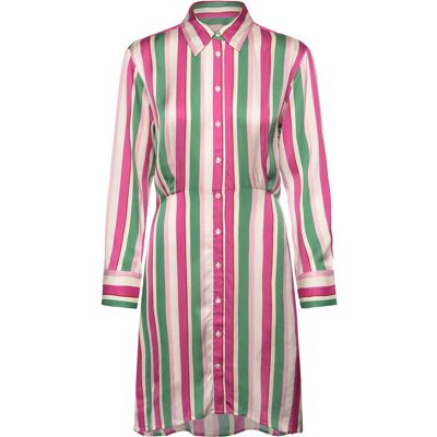 Gant Striped Waist Shirt Dress 36 DUSTY GREEN 36 Gant Striped Waist Shirt Dress 36 DUSTY GREEN 36