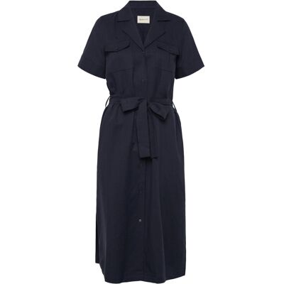 Gant Reg Pocket Dress 34 EVENING BLUE 34 Gant Reg Pocket Dress 34 EVENING BLUE 34