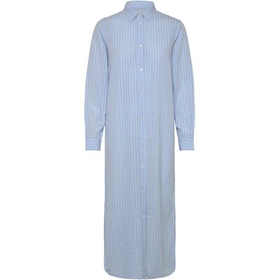 Gant Rel Tonal Striped Seersucker Dress 36 FRESH BLUE 36 Gant Rel Tonal Striped Seersucker Dress 36 FRESH BLUE 36