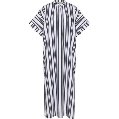 Gant Os Striped Caftan Dress 34 CLASSIC BLUE 34 Gant Os Striped Caftan Dress 34 CLASSIC BLUE 34