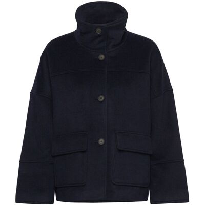 Gant Cropped Wool Jacket M EVENING BLUE M Gant Cropped Wool Jacket M EVENING BLUE M