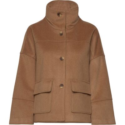 Gant Cropped Wool Jacket XL WARM KHAKI XL Gant Cropped Wool Jacket XL WARM KHAKI XL
